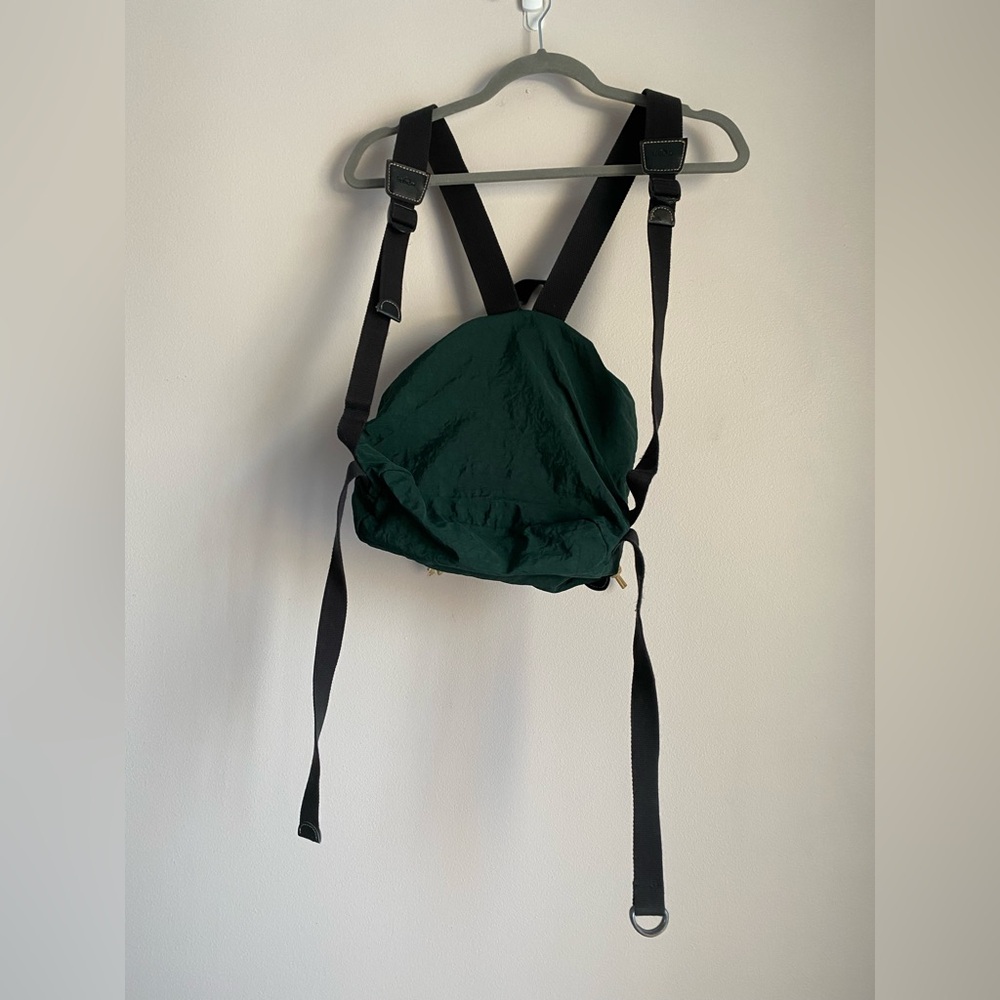 Kipling Drawstring Mini Backpack Green Nylon - image 2